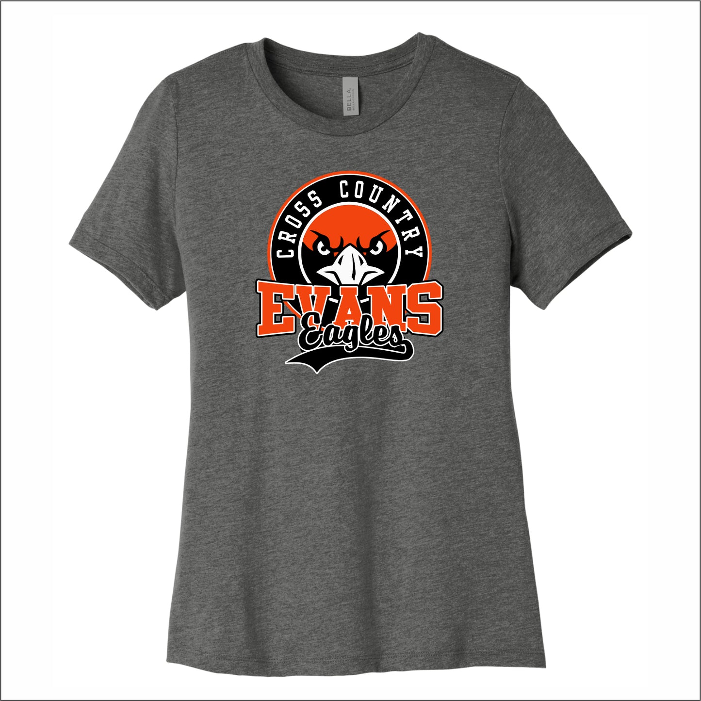Evans Cross Country Ladies Relaxed Tri-Blend Tee