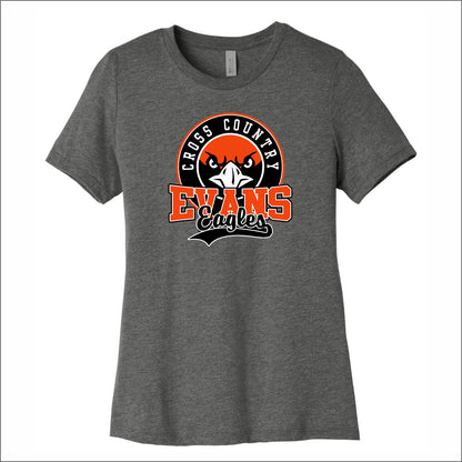 Evans Cross Country Ladies Relaxed Tri-Blend Tee