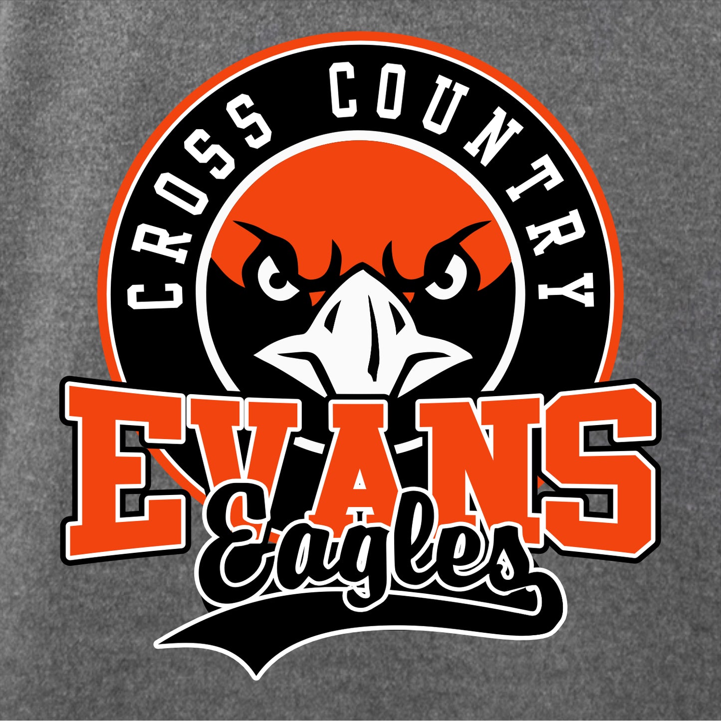 Evans Cross Country Performance Raglan Colorblock Hooded Sweatshirt