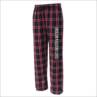 Emerson Marching Cavos Plaid Flannel Pants