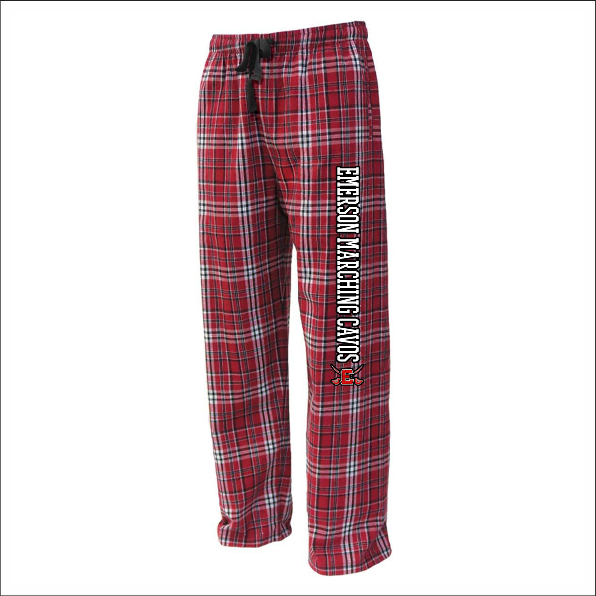 Emerson Marching Cavos Plaid Flannel Pants