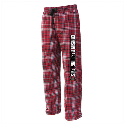 Emerson Marching Cavos Plaid Flannel Pants