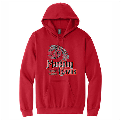Emerson Marching Cavos Softstyle Hooded Sweatshirt