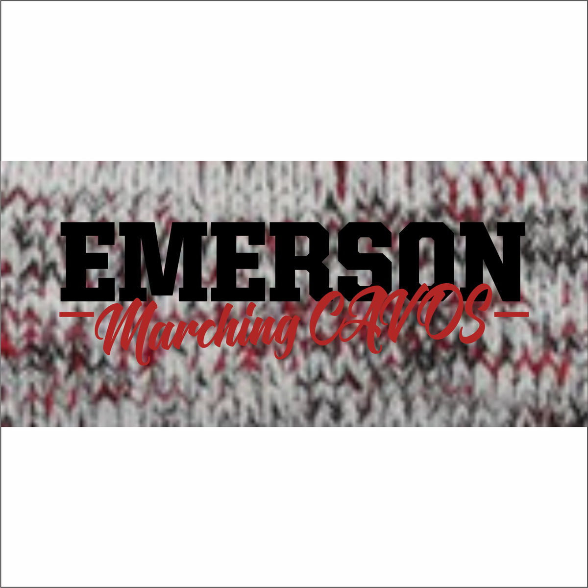 Emerson Marching Cavos Chunky Pom Pom Team Beanie
