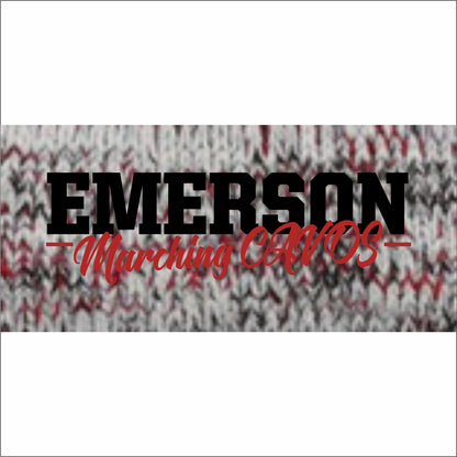 Emerson Marching Cavos Chunky Pom Pom Team Beanie
