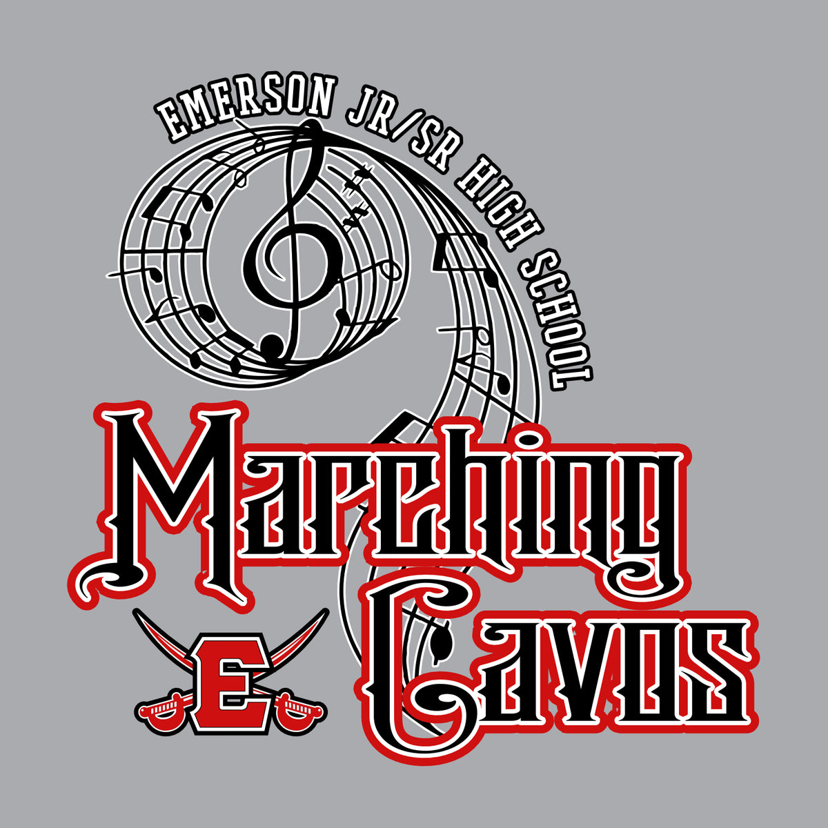 Emerson Marching Cavos Fan Favorite Tee