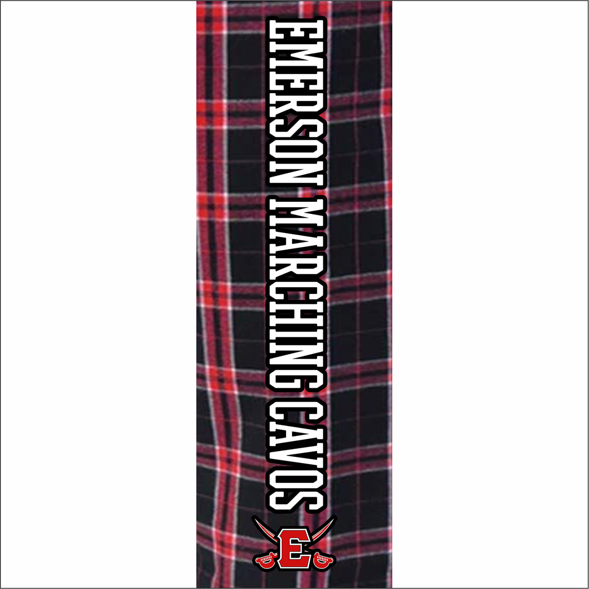 Emerson Marching Cavos Plaid Flannel Pants