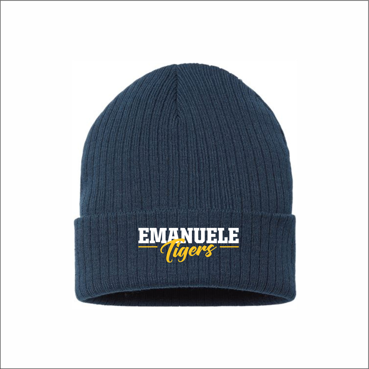 Emanuele Elementary Sustainable Rib Knit Stocking Cap