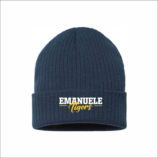 Emanuele Elementary Sustainable Rib Knit Stocking Cap