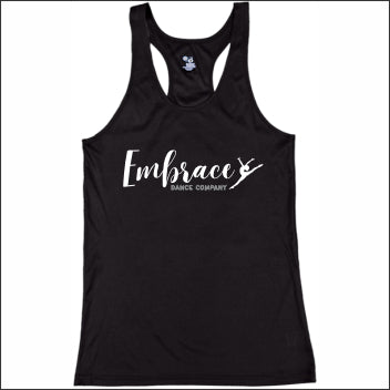 Embrace Dance Co Ladies Performance Racerback Tank Top