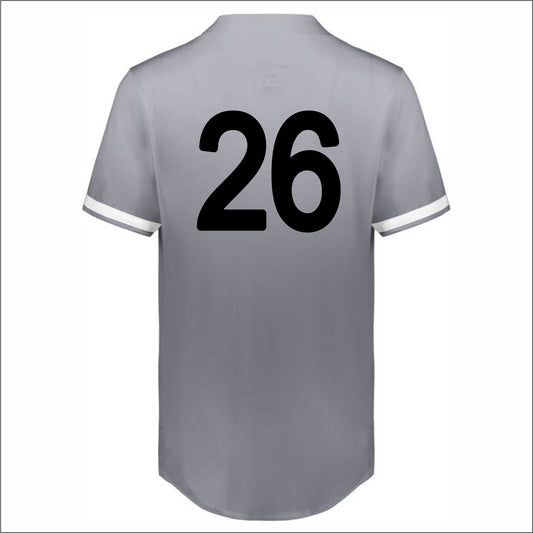 Embrace Dance Co Cutter Full Button Baseball Jersey