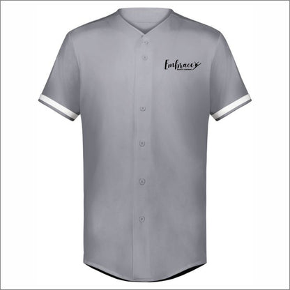 Embrace Dance Co Cutter Full Button Baseball Jersey