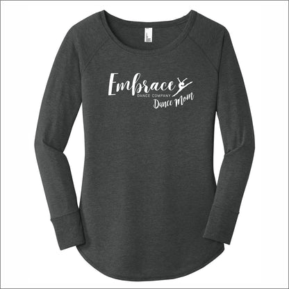 Embrace Dance Co MOM Ladies Tri-Blend Long Sleeve Tunic Tee