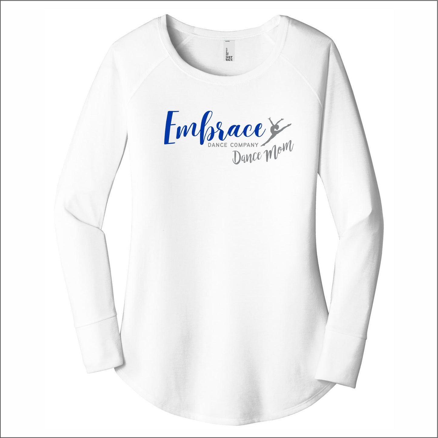 Embrace Dance Co MOM Ladies Tri-Blend Long Sleeve Tunic Tee