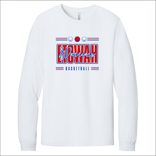 Etowah Basketball Heathered Soft Jersey Long Sleeve T-shirt