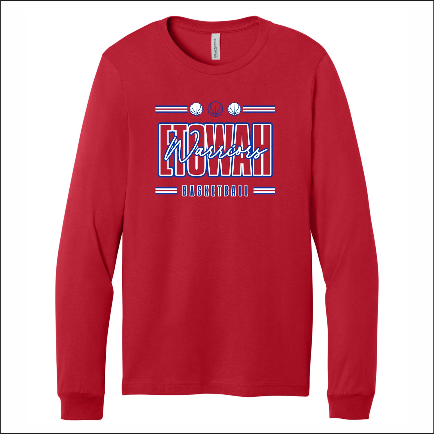 Etowah Basketball Soft Jersey Long Sleeve T-shirt