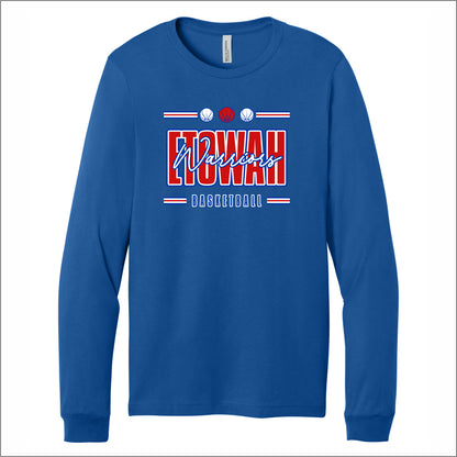 Etowah Basketball Soft Jersey Long Sleeve T-shirt
