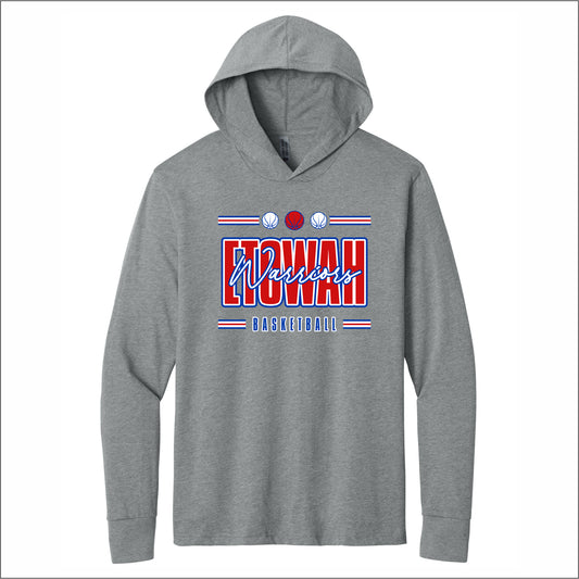 Etowah Basketball CVC Long Sleeve Hooded T-Shirt