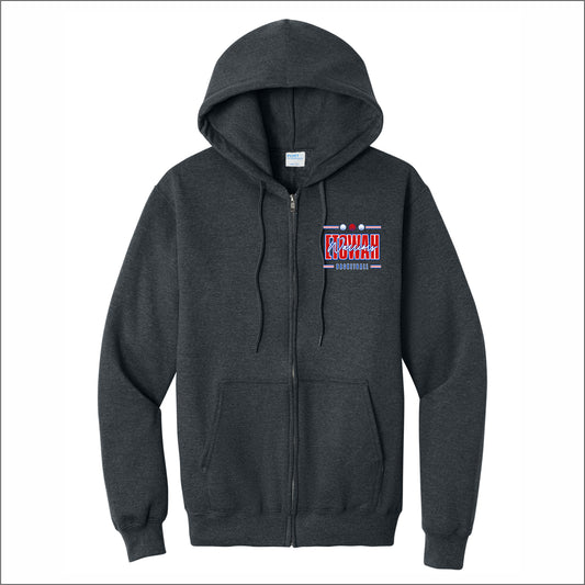 Etowah Basketball Full-Zip Hooded Sweatshirt