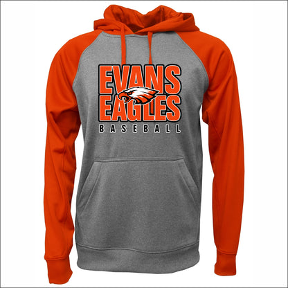 EJHS Baseball Performance Raglan Colorblock Hooded Sweatshirt