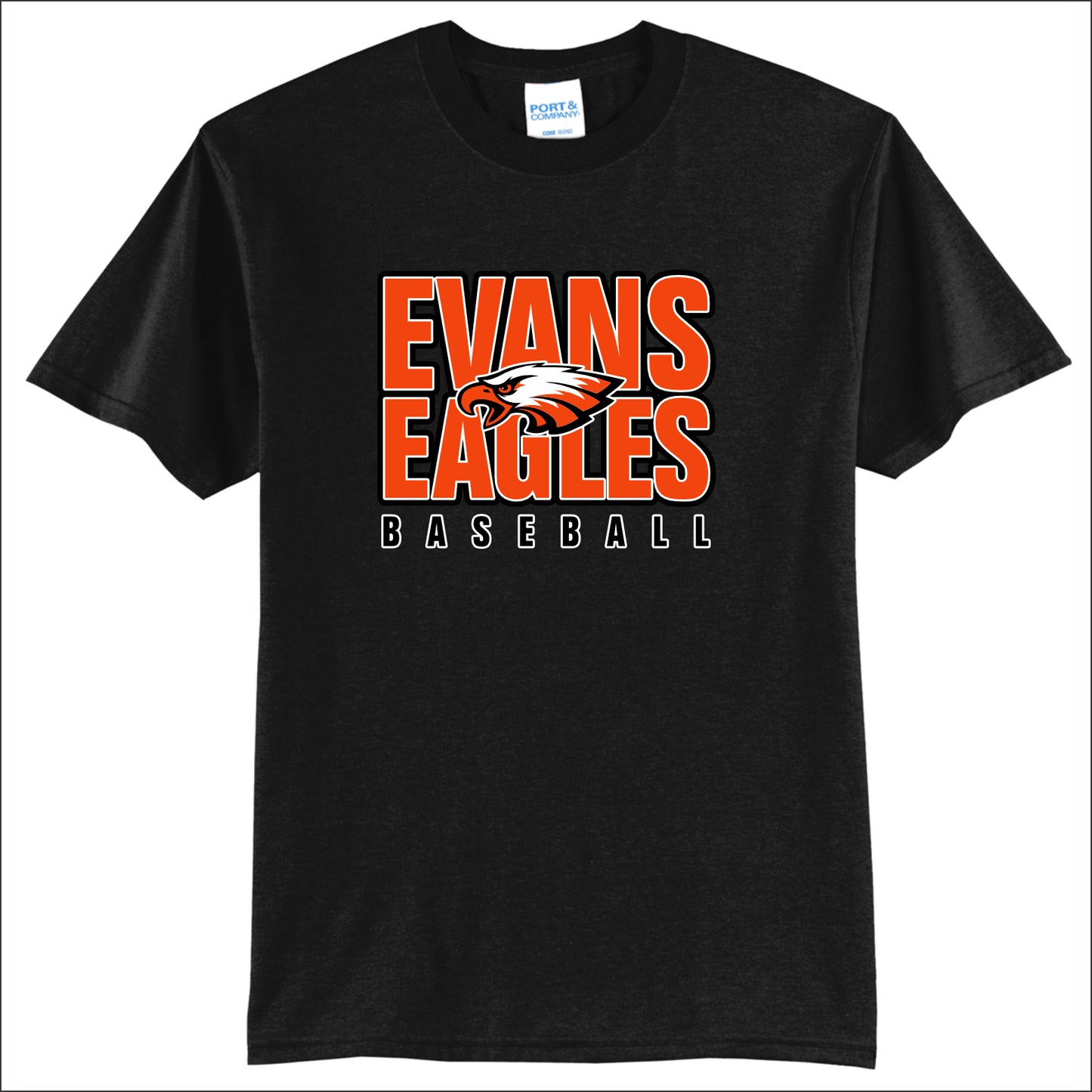 EJHS Baseball 50/50 Short Sleeve T-shirt