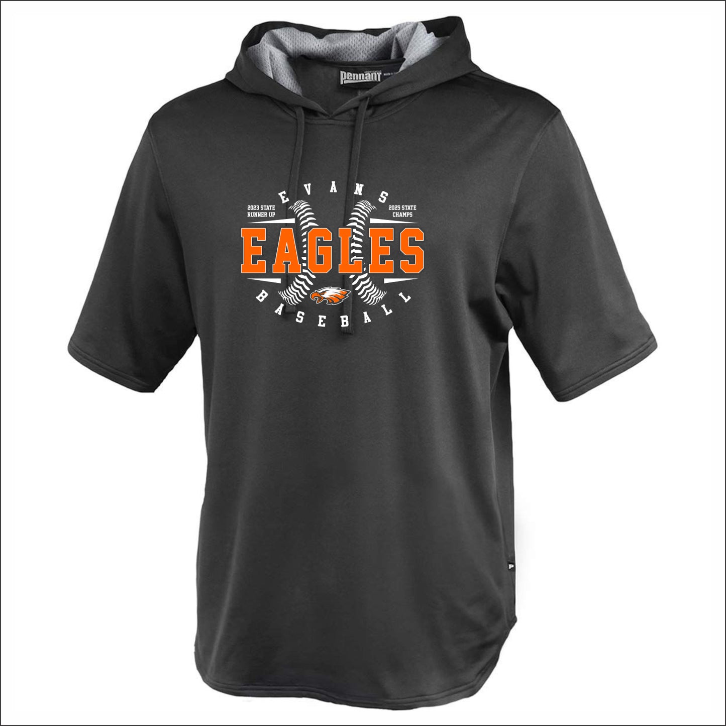 EJHS Baseball Short Sleeve Performance WarmUp Hoodie