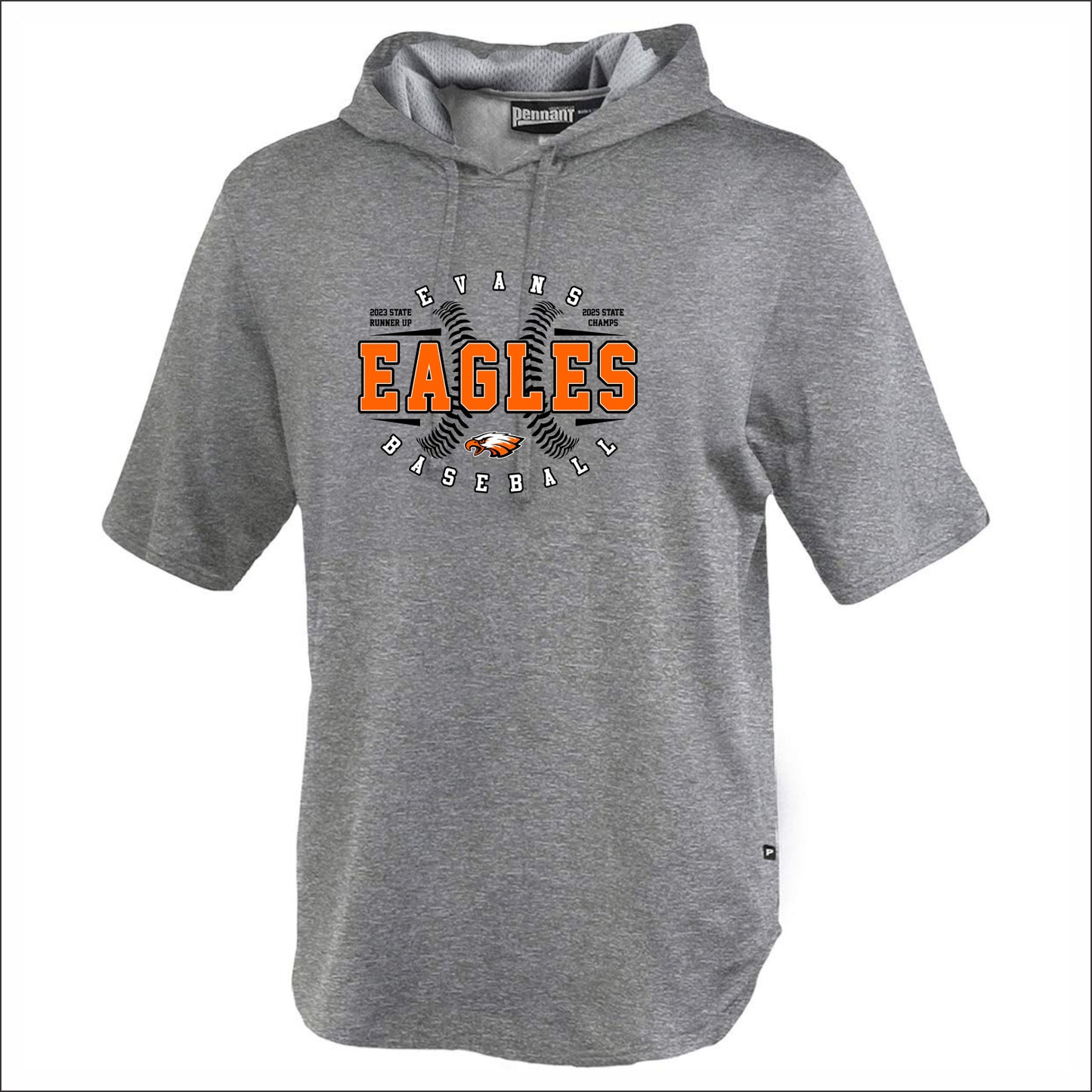 EJHS Baseball Short Sleeve Performance WarmUp Hoodie