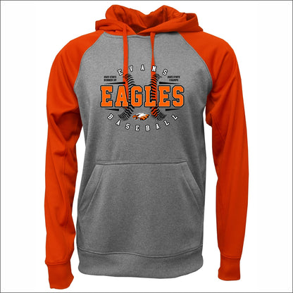 EJHS Baseball Performance Raglan Colorblock Hooded Sweatshirt