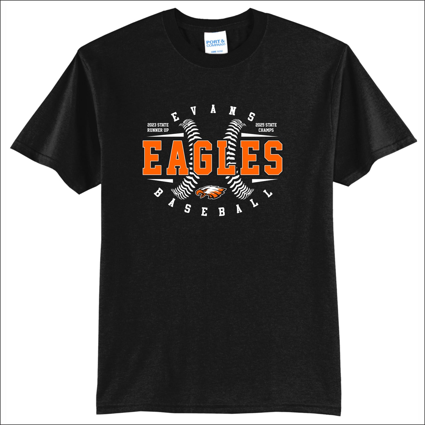 EJHS Baseball 50/50 Short Sleeve T-shirt