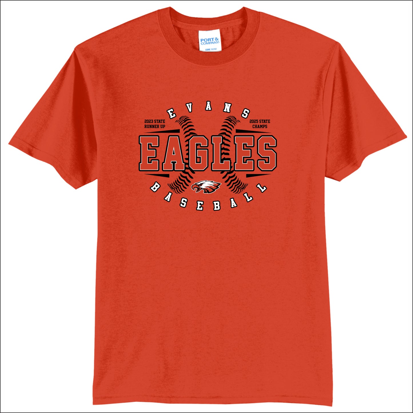 EJHS Baseball 50/50 Short Sleeve T-shirt
