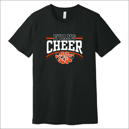Evans Cheer Soft Jersey Short Sleeve T-shirt - Design A