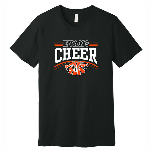 Evans Cheer Soft Jersey Short Sleeve T-shirt - Design A