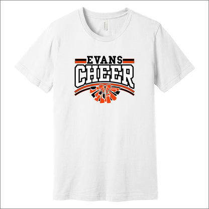 Evans Cheer Soft Jersey Short Sleeve T-shirt - Design A