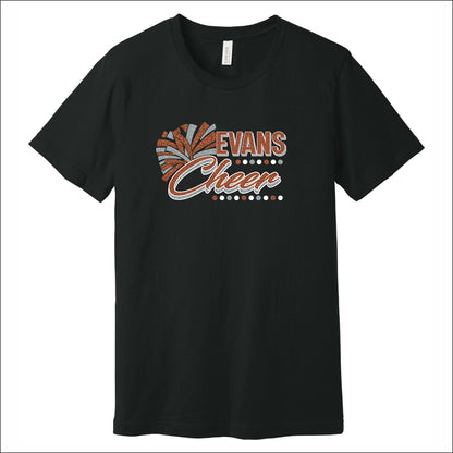 Evans Cheer Soft Jersey Short Sleeve T-shirt - Design C