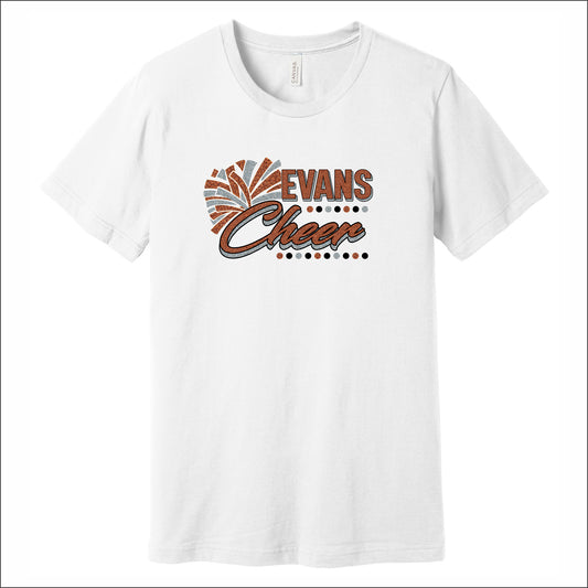 Evans Cheer Soft Jersey Short Sleeve T-shirt - Design C