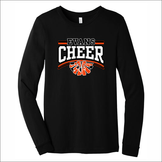 Evans Cheer Soft Jersey Long Sleeve T-shirt - Design A