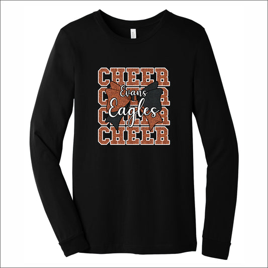 Evans Cheer Soft Jersey Long Sleeve T-shirt - Design B