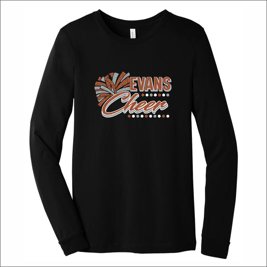 Evans Cheer Soft Jersey Long Sleeve T-shirt - Design C