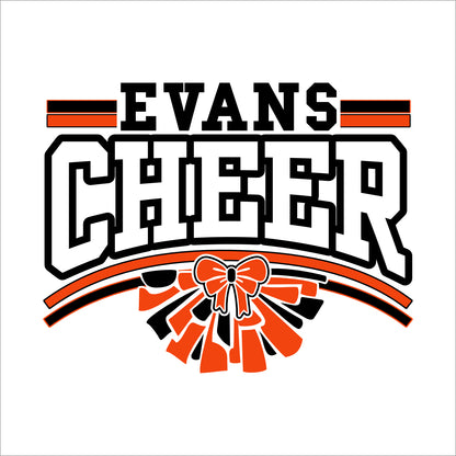 Evans Cheer Soft Jersey Short Sleeve T-shirt - Design A
