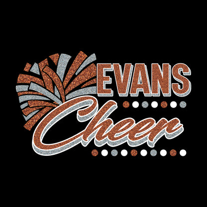 Evans Cheer Soft Jersey Long Sleeve T-shirt - Design C