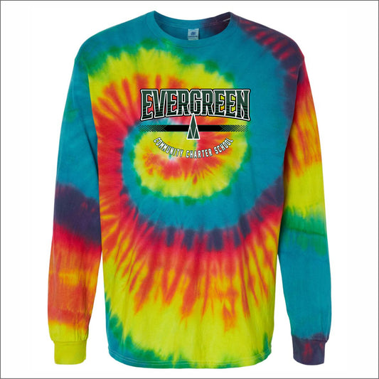 Evergreen Comm Charter Tie-Dye Long Sleeve T-shirt