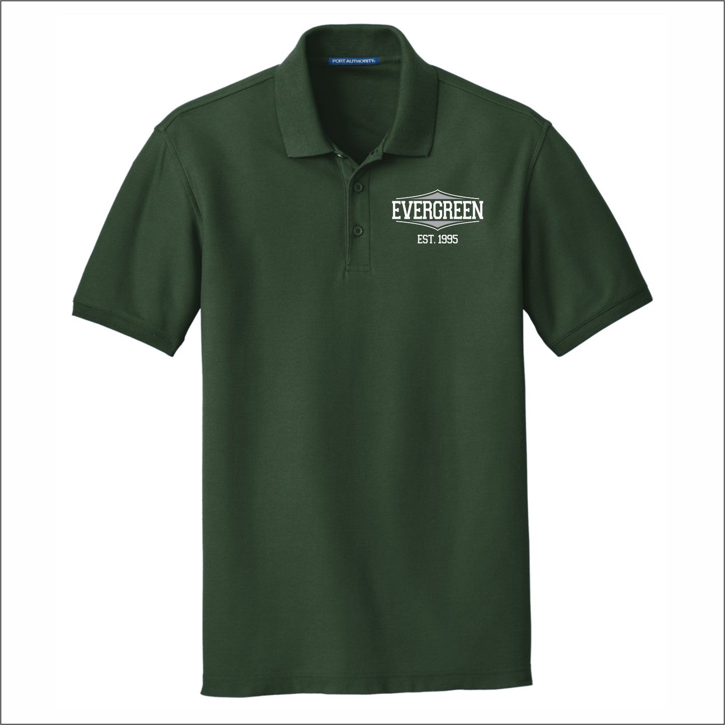 Evergreen Comm Charter Classic Pique Short Sleeve Polo