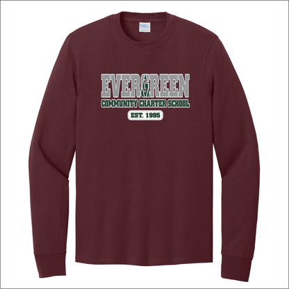 Evergreen Comm Charter Long Sleeve T-shirt - Des. B