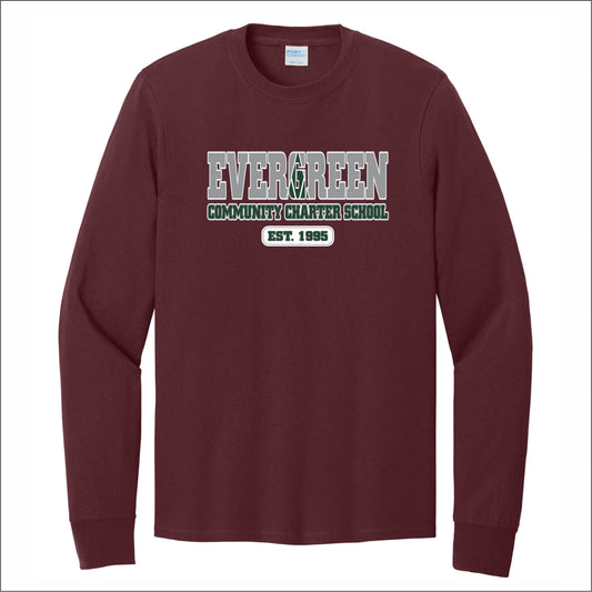 Evergreen Comm Charter Long Sleeve T-shirt - Des. B