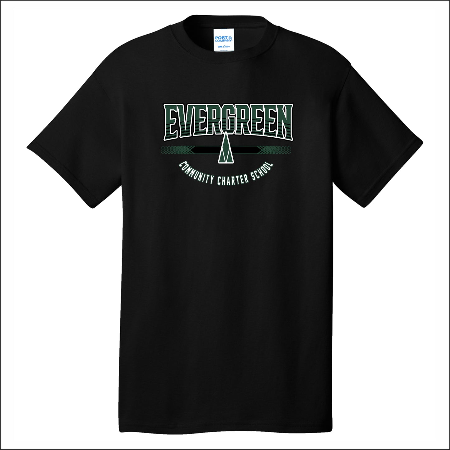 Evergreen Comm Charter Short Sleeve T-shirt - Des. A
