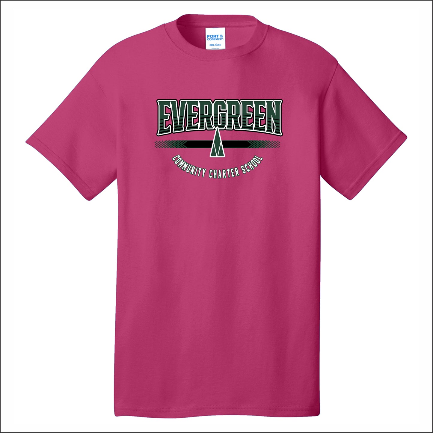 Evergreen Comm Charter Short Sleeve T-shirt - Des. A