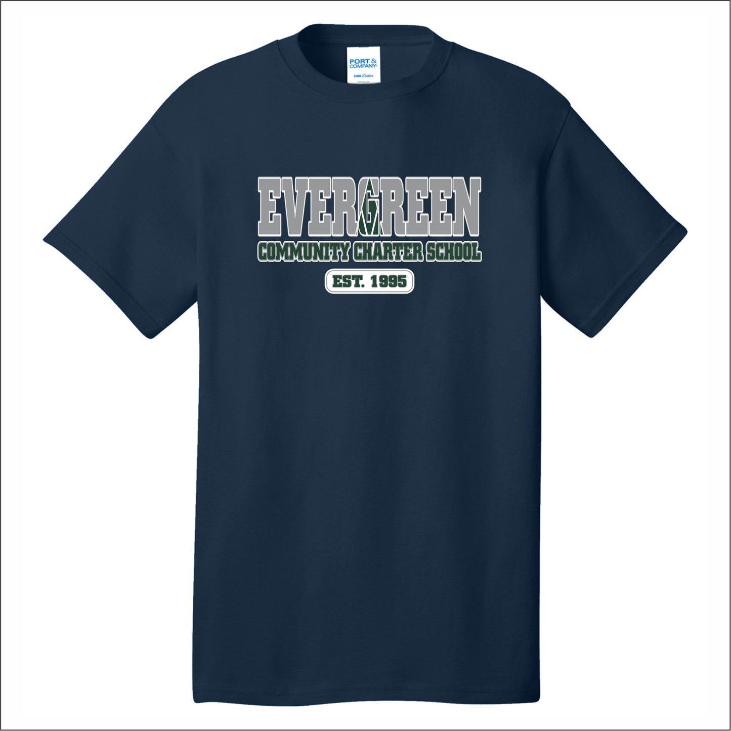 Evergreen Comm Charter Short Sleeve T-shirt - Des. B