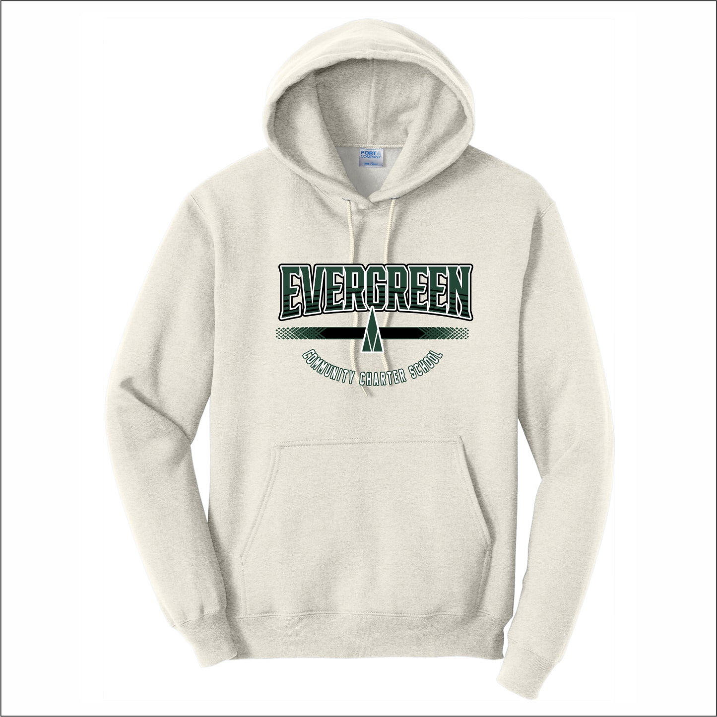 Evergreen Comm Charter Hooded Sweatshirt - Des. A
