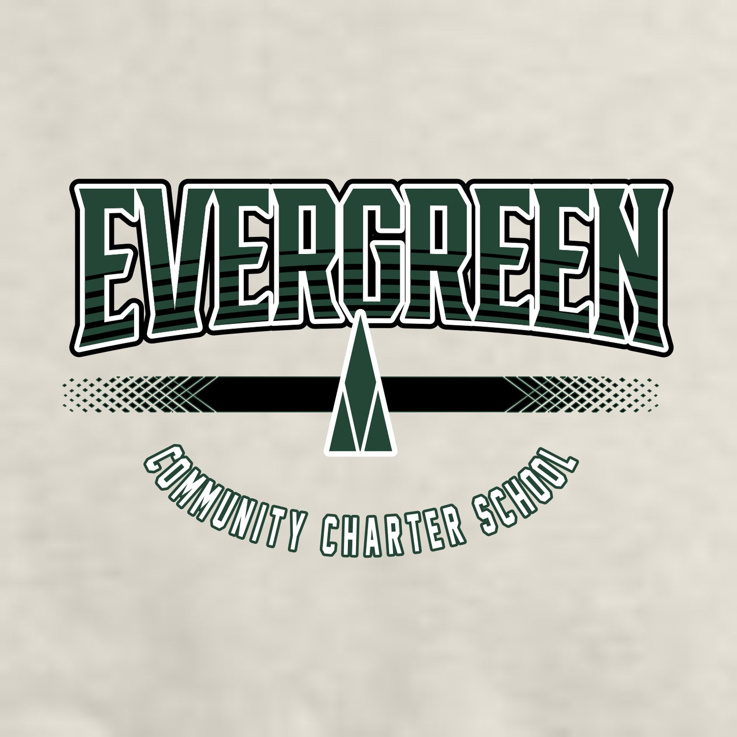 Evergreen Comm Charter Hooded Sweatshirt - Des. A