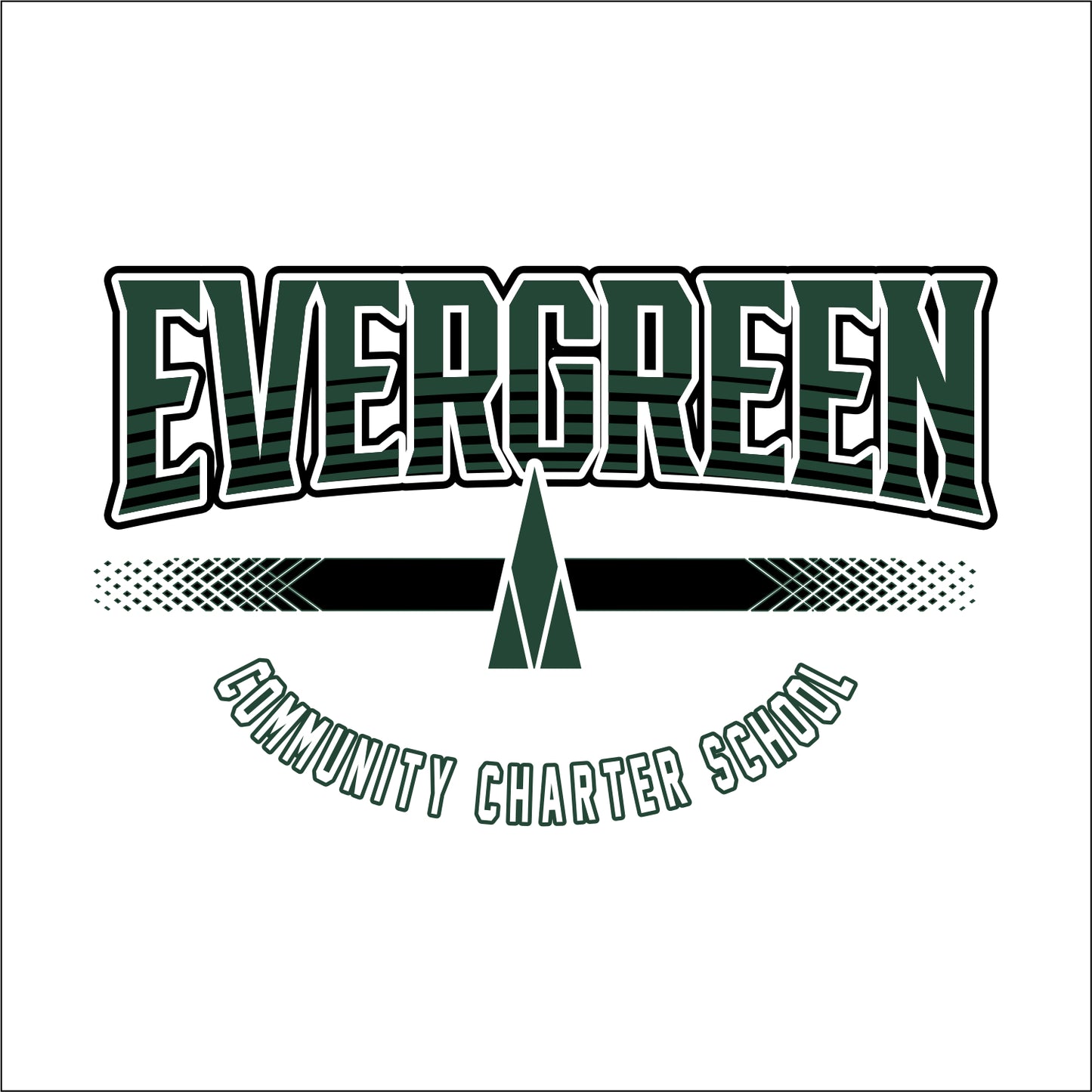 Evergreen Comm Charter Long Sleeve T-shirt - Des. A
